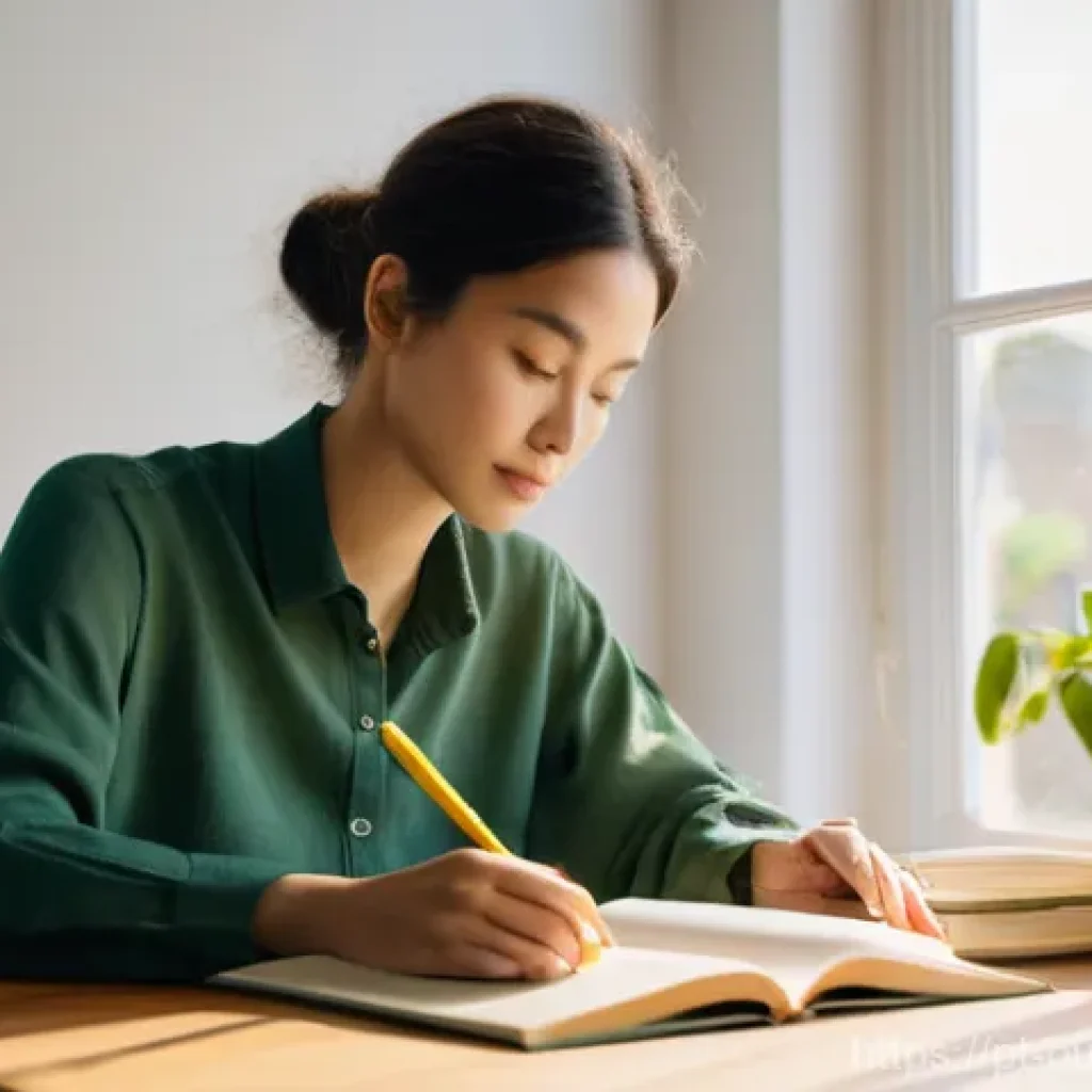 지속 가능한 영감 관리의 새로운 패러다임 - **Prompt 1: The Sanctuary of Ideas**
A serene, softly lit workspace in a clean, minimalist style...