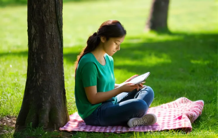 지속 가능한 영감의 다양한 출처 - **Prompt:** A serene, sun-drenched outdoor scene depicting a young woman (20s, wearing comfortable, ...