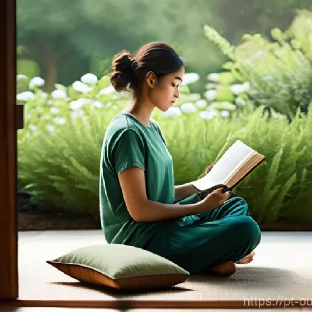 자기계발을 위한 지속 가능한 영감의 적용 - **Prompt 1: Inner Sanctuary of Self-Discovery**
"A person, gender-neutral, in their late 20s, we...