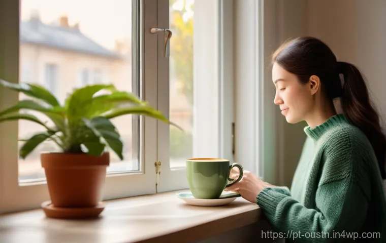 자기계발을 위한 지속 가능한 영감의 적용 - **Prompt 1: Inner Sanctuary of Self-Discovery**
    "A person, gender-neutral, in their late 20s, we...